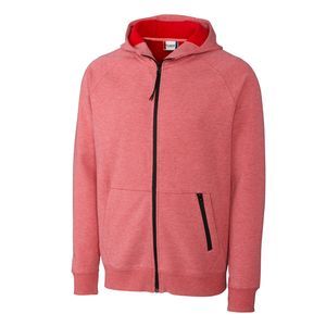 NWT Clique Red Lund Fleece Zip Hoodie